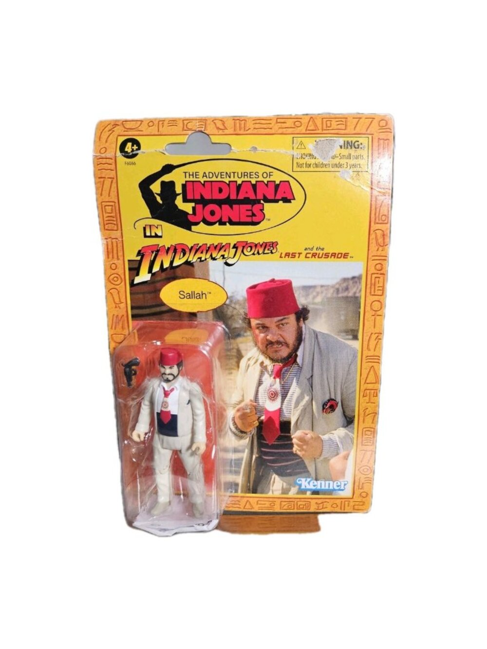 Indiana Jones Sallah Action Figure Kenner Adventures Last Crusade 4 Inches New